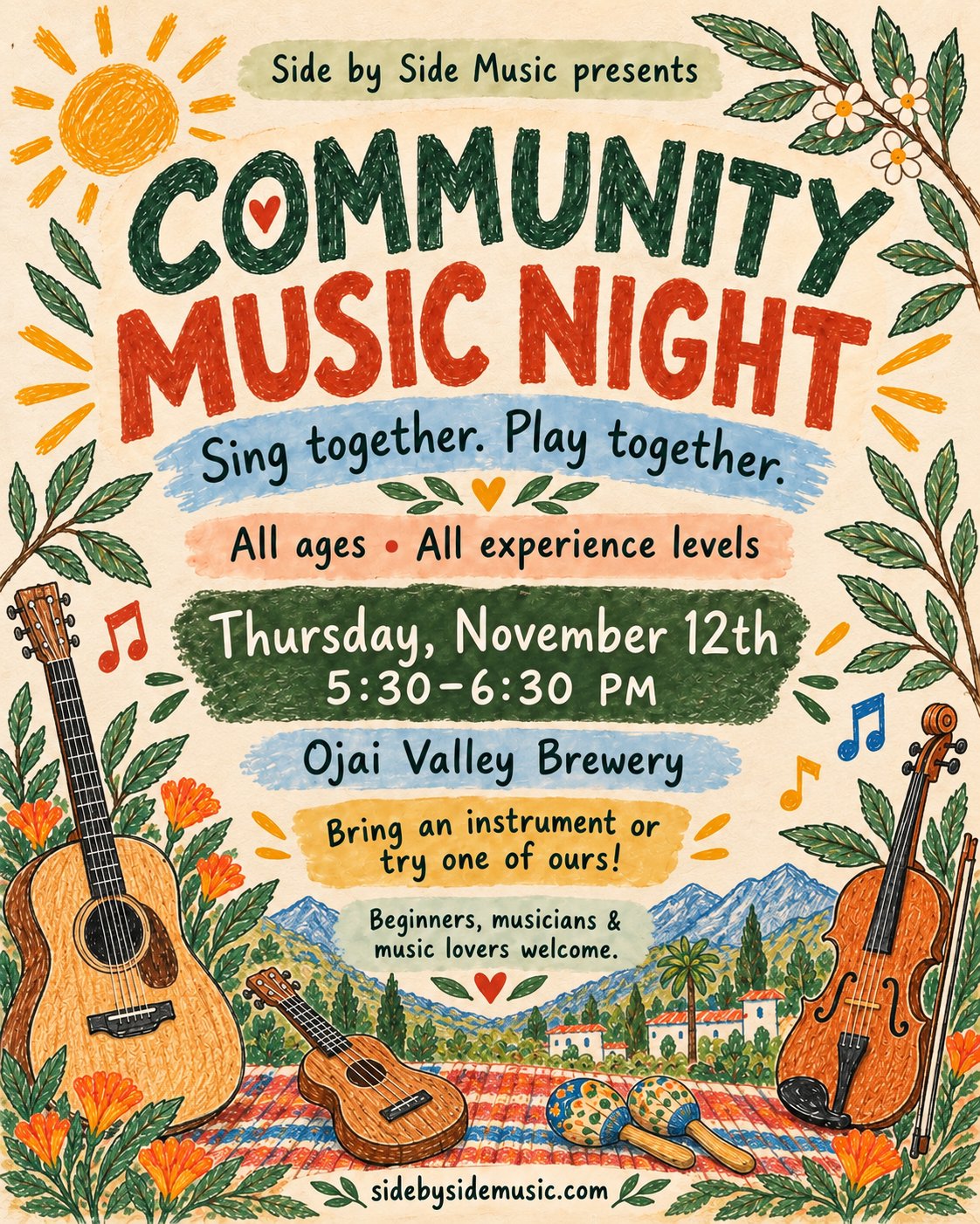 Community Music Night in Ojai