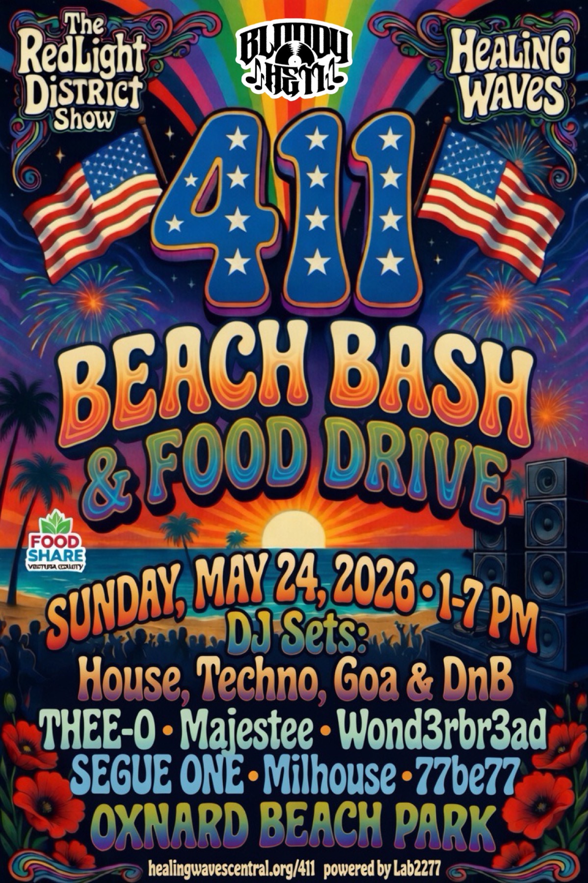 411 Beach Bash & Food Drive