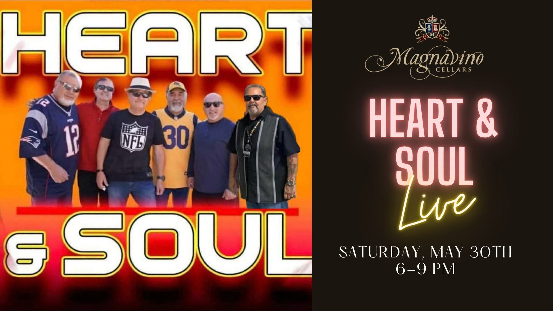 Heart & Soul Live at Magnavino Cellars