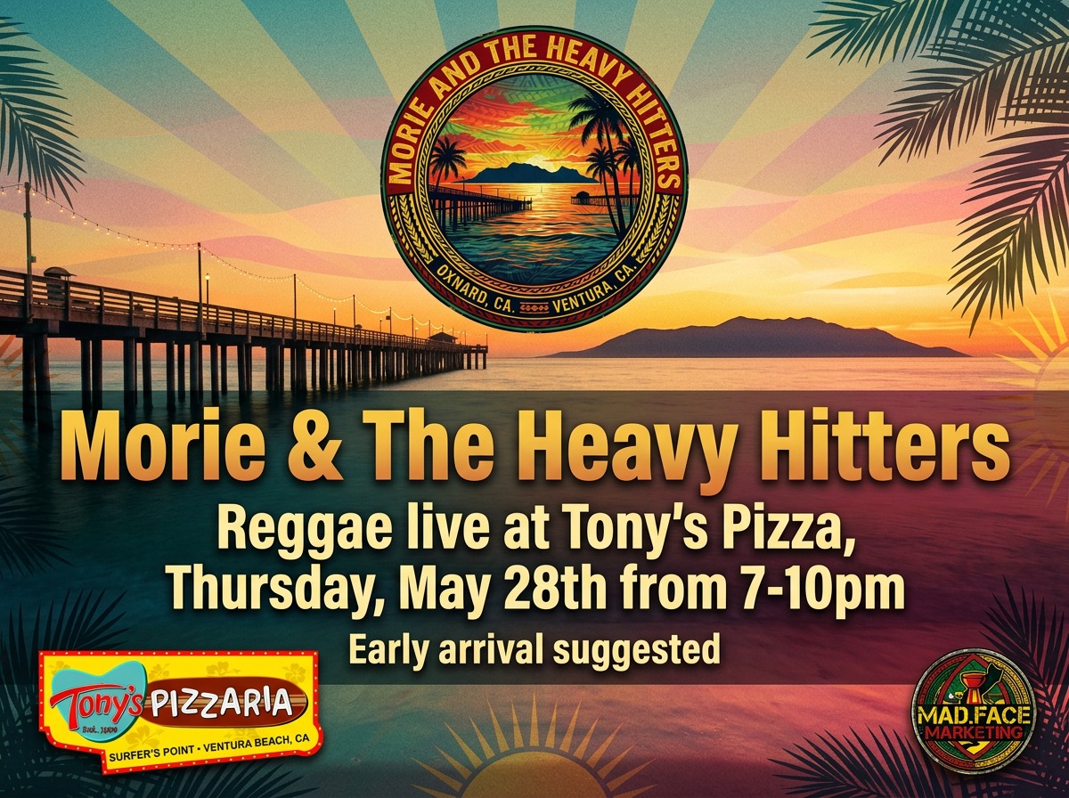 Morie & The Heavy Hitters - Live Reggae at Tony's Pizzaria