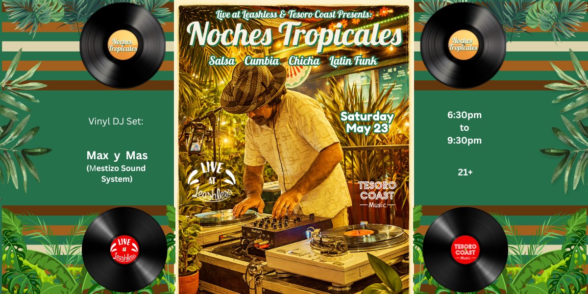 Noches Tropicales: Salsa, Cumbia, Chicha & Latin Funk Vinyl DJ Set