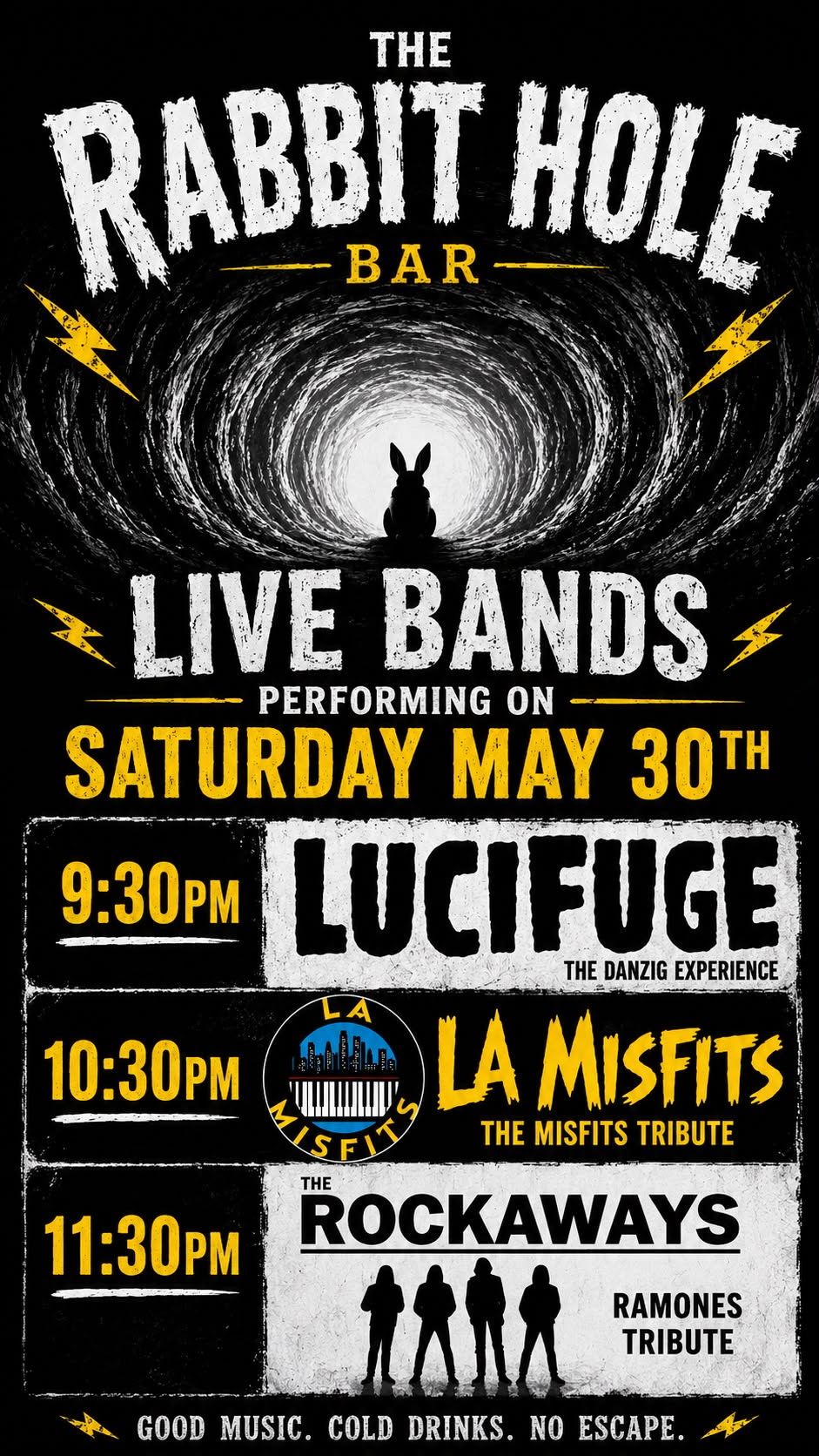 Tribute Night: Lucifuge, LA Misfits & The Rockaways
