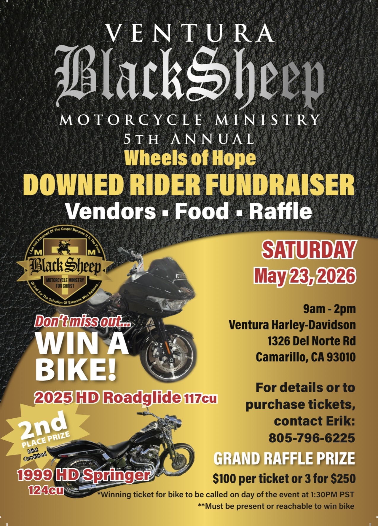 Ventura Black Sheep 5th Annual Downed Biker Event
