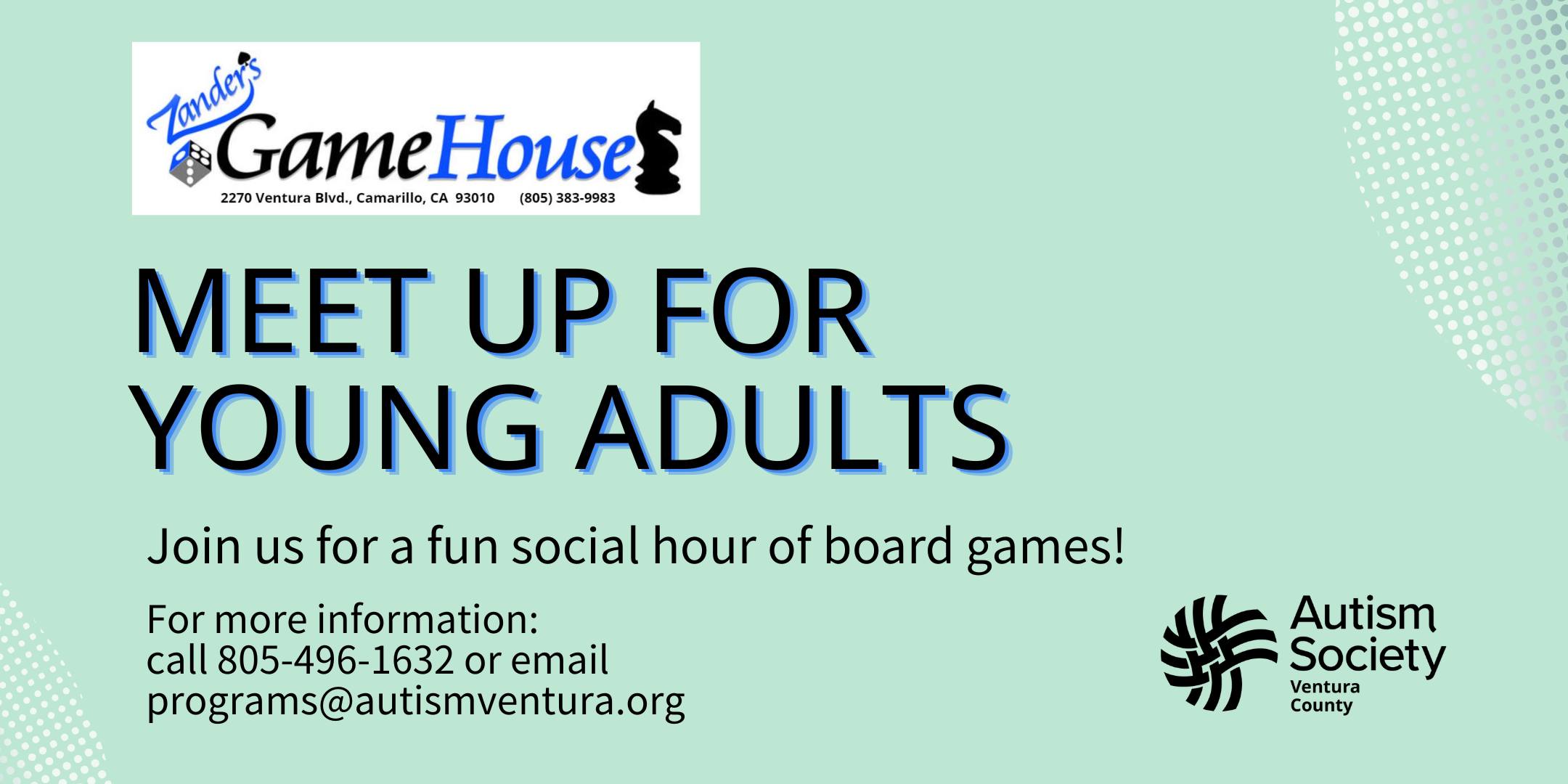 Young Adults Board Game Meetup