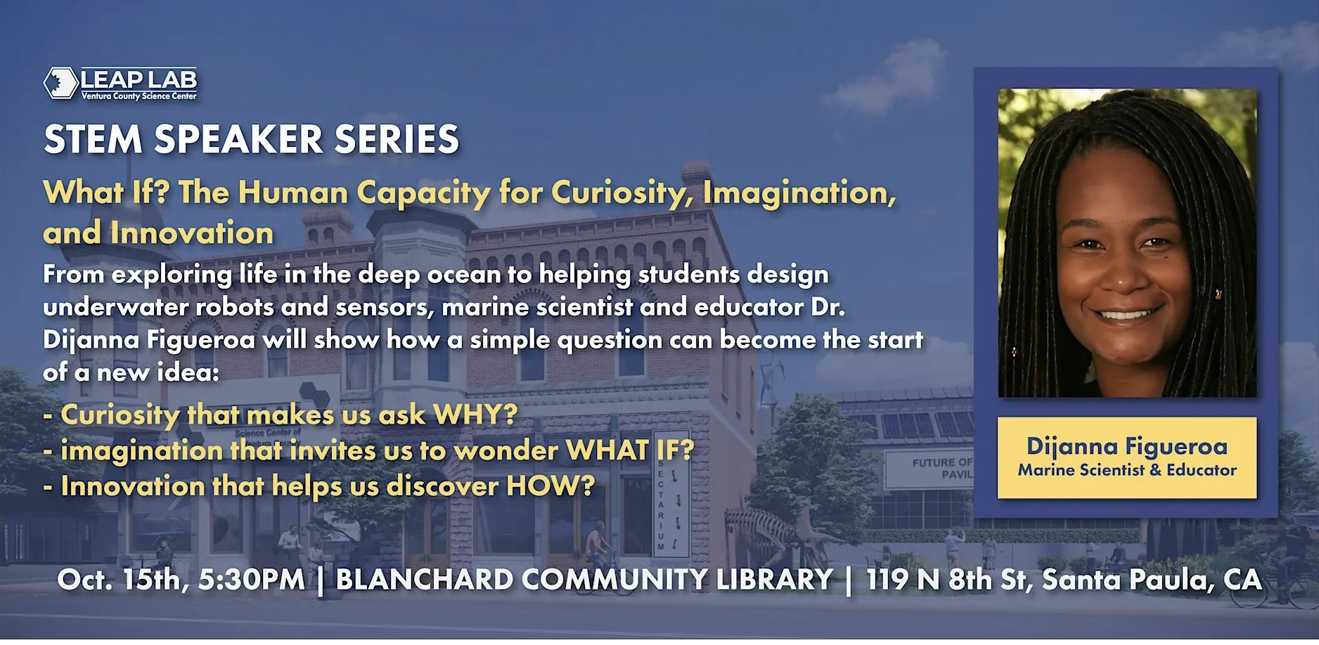 Leap Lab Speakers Series: Curiosity In Action