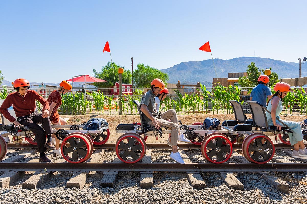 Railbikes to the Pumpkin Patch