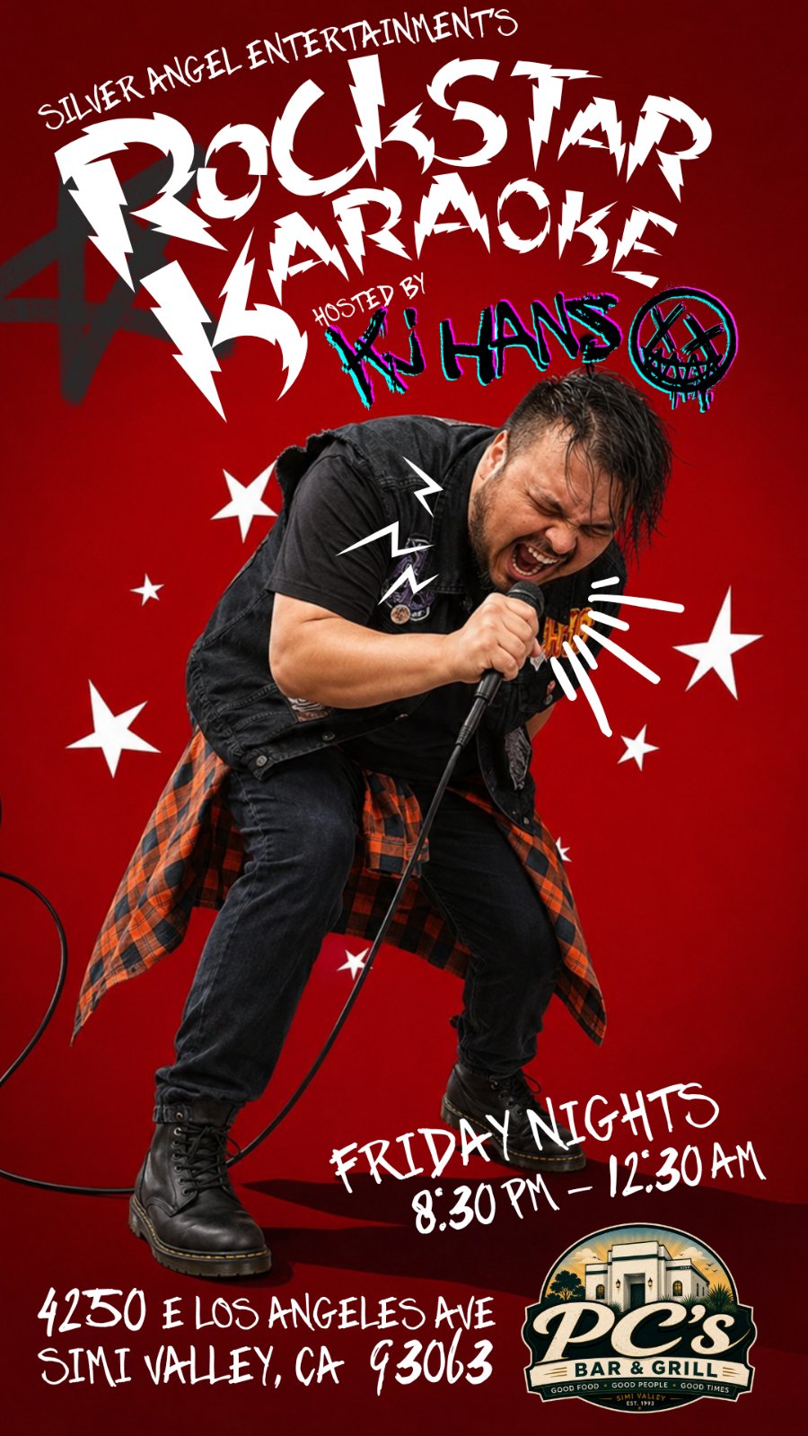 Rockstar Karaoke: Hosted By KJ Hans @ PC's Bar & Grill