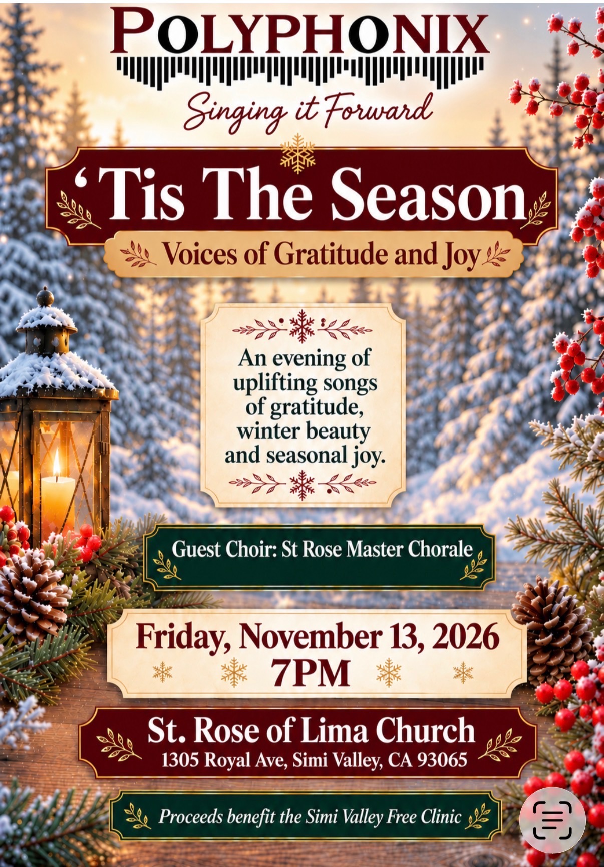 ‘Tis the Season  voices of Gratitude  and Joy